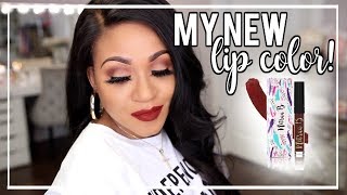 My NEW Lip Color Matte Neutral Eyes  Red Lip Makeup Tutorial [upl. by Reiter]