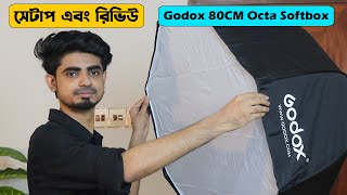 Godox 80CM Octagon Softbox Setup and Review in Bangla [upl. by Fuller]