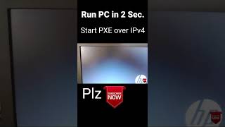 Start PXE over IPv4 error PC run in 3 sec [upl. by Ycinuq]