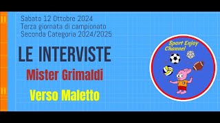 Le Interviste Pre Gara  Mister Grimaldi [upl. by Roana]