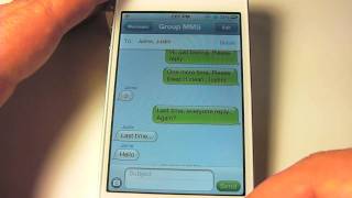 How to enable group messaging on the iPhone [upl. by Anyg]