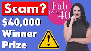 Is Fab Over 40 Contest Legit Or Scam Honest Review [upl. by Adore]