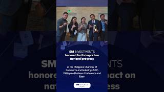 SMinFocus SHORTS SM Investments honored for its impact on national progress [upl. by Ihtac]