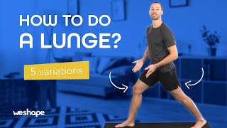 Lunges for Beginners  How to do a lunge [upl. by Kirbee226]