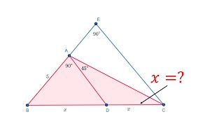 A Nice geometry problem I OLYMPIAD I SAT I MCAT I Xth I GRE I PreMath I NSO  IMO  SOF [upl. by Gratianna]