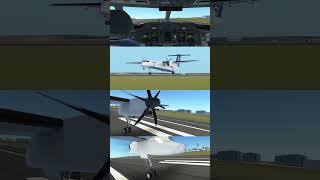 Bombardier Dash 8Q400 Engine Failure Emergency Landing at Amsterdam Airport EHAM  Infinite Flight [upl. by Sheya]