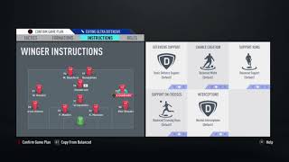 41212 Wide Custom Tactics amp Player Instructions FIFA 20 [upl. by Jagir669]