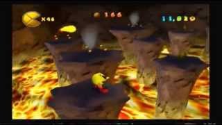 PacMan World 2 100 Walkthrough Part 14  Into The Volcano [upl. by Acimaj645]