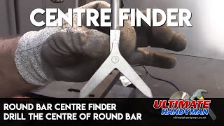 Round bar centre finder  drill the centre of round bar [upl. by Anilegna]