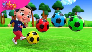 Color Balls amp Sing a Song  Finger Family Nursery Rhymes  BluLoo Nursery Rhymes amp Kids Songs [upl. by Ansilma]