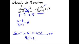 Como Resolver una Ecuación con Fracciones [upl. by Boeschen325]