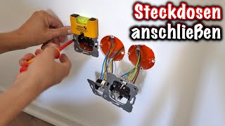 Steckdosen anschließen ElektroM [upl. by Iilek267]