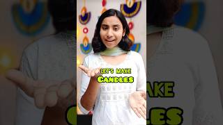 Lets make candles for diwali 🎇🪔  Diy diwali decoration [upl. by Debora]