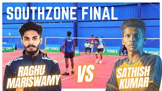 SATHISH KUMAR VS RAGHU MARISWAMY77th SOUTHZONE INTESTATE BADMINTON CHAMPIONSHIP 2023 [upl. by Adieno]