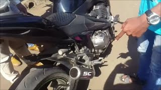 Kawasaki Z800 SC Project CRT Exhaust Sound LOUD REVS [upl. by Najar]