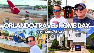 Florida Travel Home day September 2024 Orlando Walt Disney World vlog [upl. by Bekki]