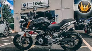 2018 BMW G 310 R  First Ride amp Review [upl. by Ennadroj]