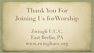 Zwingli UCC of East Berlin PA Live Stream [upl. by Ap946]