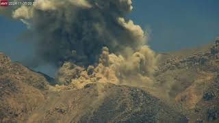 Nov 5 2024 Semeru Volcano Eruption Caught on Camera [upl. by Gerbold]