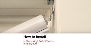 Bali Blinds  How to Install InStock Vinyl Roller Shades  Inside Mount [upl. by Brasca]