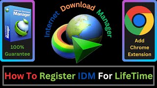 How To Register IDM Free For Lifetime  IDM Chrome Extension  IDM 2024 idm youtube alfaatech [upl. by Okimuy170]