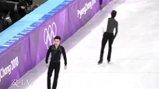 Group 5 warmup Short programSP 4K 180216 Pyeongchang 2018 Figure Skating Men Single [upl. by Neened]