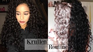 Krullen routine NL ➰ update 🌺  Alyssarxs [upl. by Lillith960]