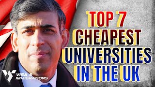 Top 7 Cheapest Universities in UK for International Students  Study in UK 2024 [upl. by Anayia]