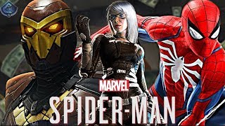 SpiderMan PS4  Story Mode First Mission Black Cat DLC Confirmed Villains News Roundup [upl. by Porche285]