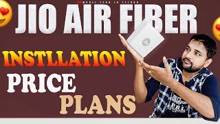 Jio Air Fiber Instllation  Air Fiber  Price  Plans  In telugu by Mouli [upl. by Nnayt886]