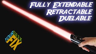 How to Make a Retractable amp Duelable Lightsaber [upl. by Valdis]