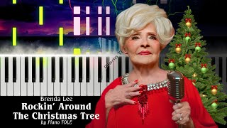 Brenda Lee  Rockin’ Around The Christmas Tree Piano version [upl. by Jerusalem]