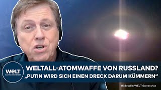 WELTALLATOMWAFFE Reale Bedrohung Russland arbeitet wohl an Atombombe im Orbit [upl. by Atlanta437]