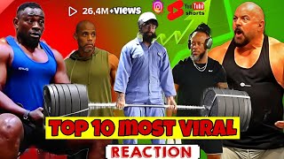 Top 10 Most viral reaction 2024  Anatoly gym prank [upl. by Ifill]