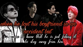 Taekook ff oneshot when he lost his boyfriend in accident but dont know it was fake [upl. by Irim]