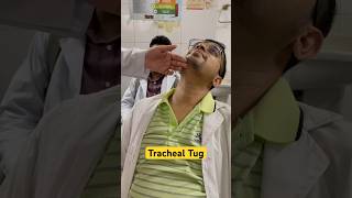 Tracheal Tug Examination health mbbs medical [upl. by Hildie]