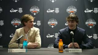 2024 CHL USA Prospects Challenge  Post Game  Ravensbergen Schaefer [upl. by Neraa]