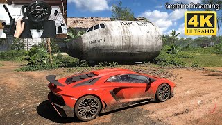 1200HP Lamborghini Aventador SVJ  Forza Horizon 5  Moza R5 gameplay [upl. by Araem]