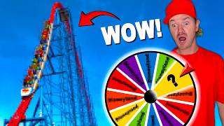 MYSTERY WHEEL Decides Which THEME PARK I Visit  Episode 4 [upl. by Nommad]