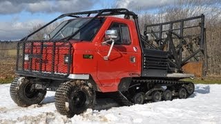 1987 ASV Track Truck 2500 Series  Demonstration and closeup footage for ebay [upl. by March]