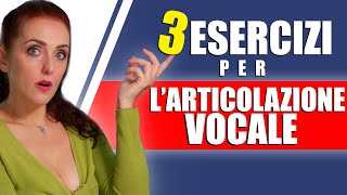 Tre esercizi per l articolazione vocale  Lezione 158 [upl. by Drofdarb283]