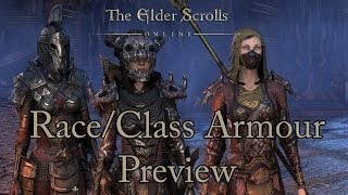 ESO  RaceClass Armor preview FEMALE CHARACTERS [upl. by Haila]