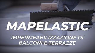 MAPEI Mapelastic  limpermeabilizzante per balconi e terrazze [upl. by Losse381]