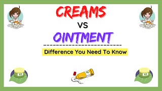 Ointment and Cream Difference Cream vs Ointment Semisolid Dosage Form Pharmaceutics Made Easy [upl. by Bello]