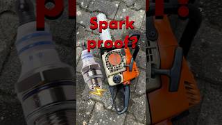 SPARK check Stihl Chainsaw stihlchainsaws 30seconds repairchallenge chainsaws firewood [upl. by Ihel]