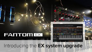 Roland Fantom EX update  All the new system features [upl. by Bonnibelle]