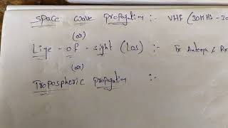 Lecture 13  space wave propagation  line of sight  tropospheric propagation [upl. by Muraida]