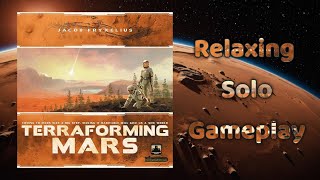 Terraforming Mars Board Game Relaxing Solo Gameplay With Music [upl. by Bette-Ann]