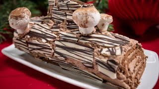 How to Make a Chocolate Yule Log [upl. by Hteazile]