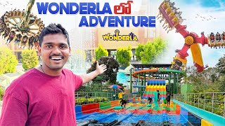 Exploring Wonderla Hyderabad with our Team 🔥🔥 ఒక్కొ Ride ఎక్కితే Mind పోయింది…😱😱 Telugu Experiments [upl. by Eutnoj]